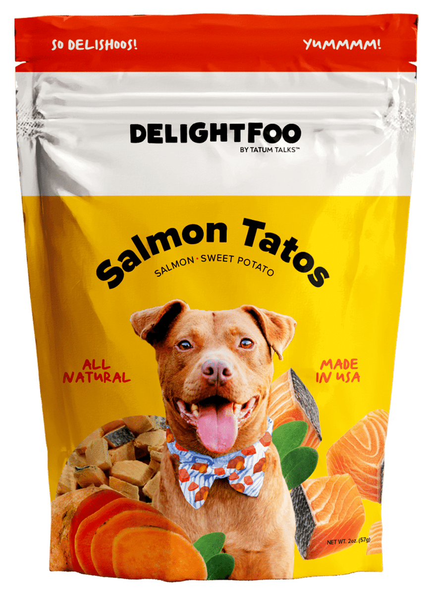 Delightfoo by Tatum Talks: Blueberry Nugs product packaging
